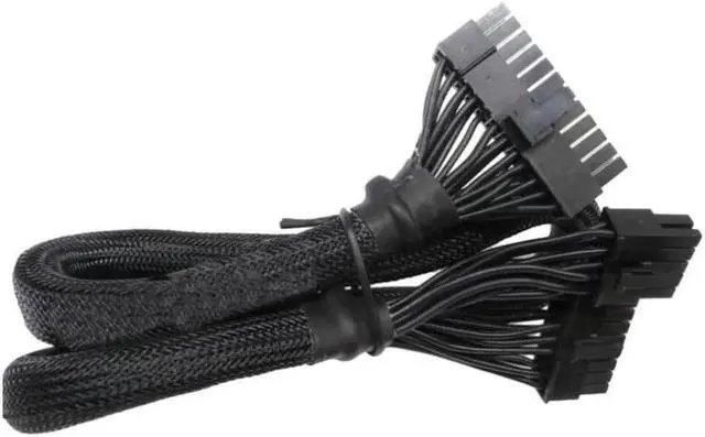 Alt view image 2 of 7 - 18+10Pin to 20+4Pin 24Pin ATX MB Motherboard Main Power Cable for SEASONIC CORE GX-650 GX-550 GX-500 GX-Series Modular Power, Sleeved Net 18AWG 60CM