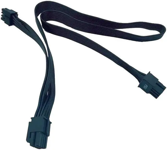 Alt view image 4 of 7 - Dual 8 Pin 4+4 Pin EPS 12V CPU Power Supply Cable for Seasonic SSR-750TR, SSR-650PD2, SSR-550GD2 SNOWSILENT Modular PSU