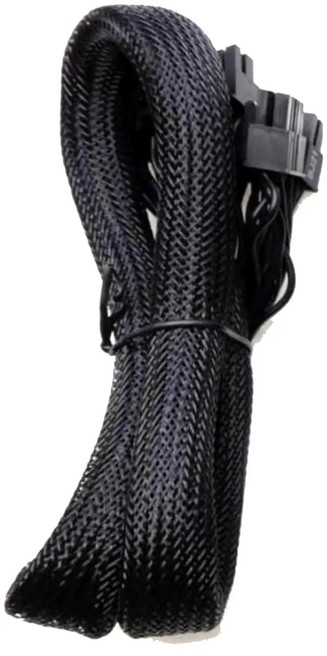 Alt view image 3 of 7 - 18+10Pin to 20+4Pin 24Pin ATX MB Motherboard Main Power Cable for SEASONIC CORE GX-650 GX-550 GX-500 GX-Series Modular Power, Sleeved Net 18AWG 60CM