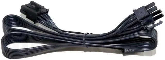 Alt view image 5 of 6 - 8Pin to 4+4Pin EPS 12V CPU Power Cable 18AWG 70CM for Seasonic CORE GX Series GX-650, GX-550, GX-500 GX Series Modular Fonte PSU