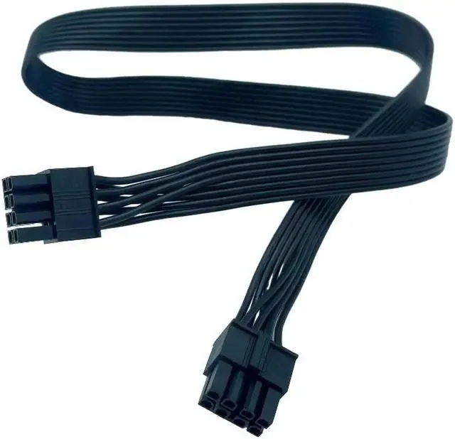 Alt view image 6 of 6 - 8Pin to 4+4Pin EPS 12V CPU Power Cable 18AWG 70CM for Seasonic CORE GX Series GX-650, GX-550, GX-500 GX Series Modular Fonte PSU