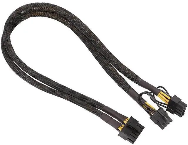 Main image of 12Pin to Dual 8Pin(6+2Pin) PCIe 8Pin Sleeved Power Splitter Modular Cable for GPU 3080 3090 2060 Seasonic P-860 P-1000 X-1050