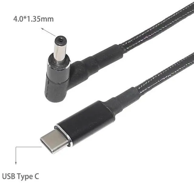 Main image of 100W USB C Type C Laptop Charger Adapter Connector USB C Converter for Asus Vivobook S200 S220 X200T X202E X553M Q200E X201E UX32A With E-Mark Chip