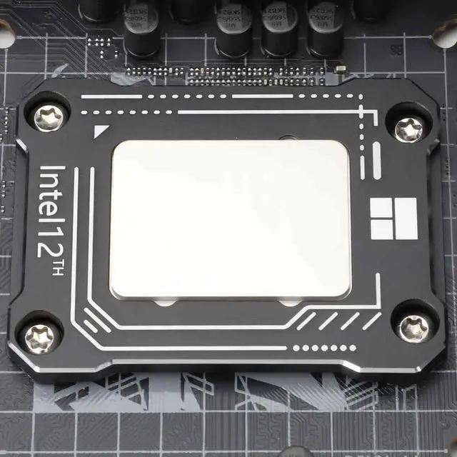 Alt view image 5 of 5 - LGA1700-BCF black 12th/13th/14th generation Intel anti-bending fastener, bending type pressure plate, CPU fixed fastener, full-fitting fixed non-marking installation, standard for coolers (black)