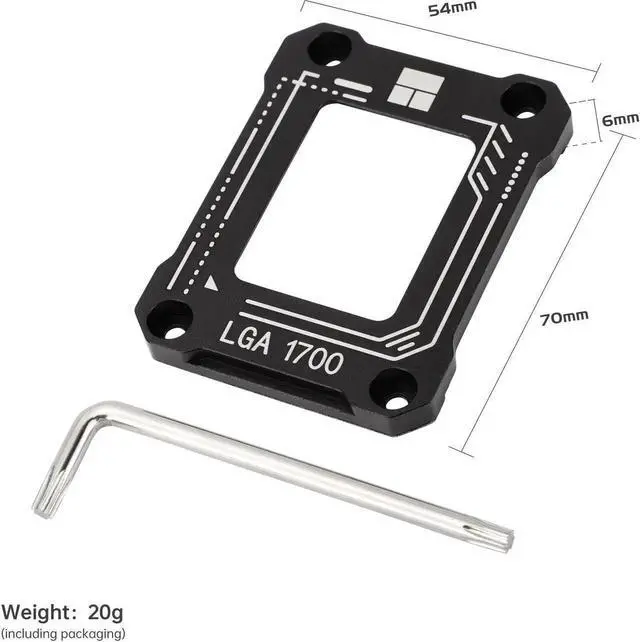 Alt view image 3 of 6 - CPU Contact Frame for LGA1700, Intel 12th/13th/14th Generation Retrofit Kit Anti-Bending Bracket