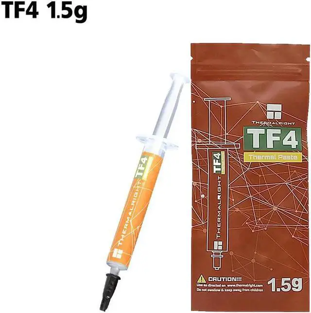Main image of TF4 Carbon Based Heatsink Paste 9.5 W/mK High Performance Thermal Compound Paste for Desktop Laptop Heatsink/GPU/CPU/LED Cooler Material 1.5g with Tool