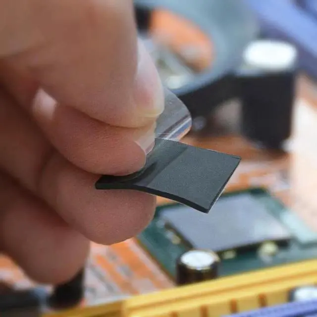 Alt view image 4 of 7 - Extreme Odyssey Thermal Pad 12.8 W/mK Non Conductive Heat Resistance High Temperature Resistance Suitable for Desktop Laptop Heatsink/GPU/CPU/LED Cooler 120x120x2.0mm