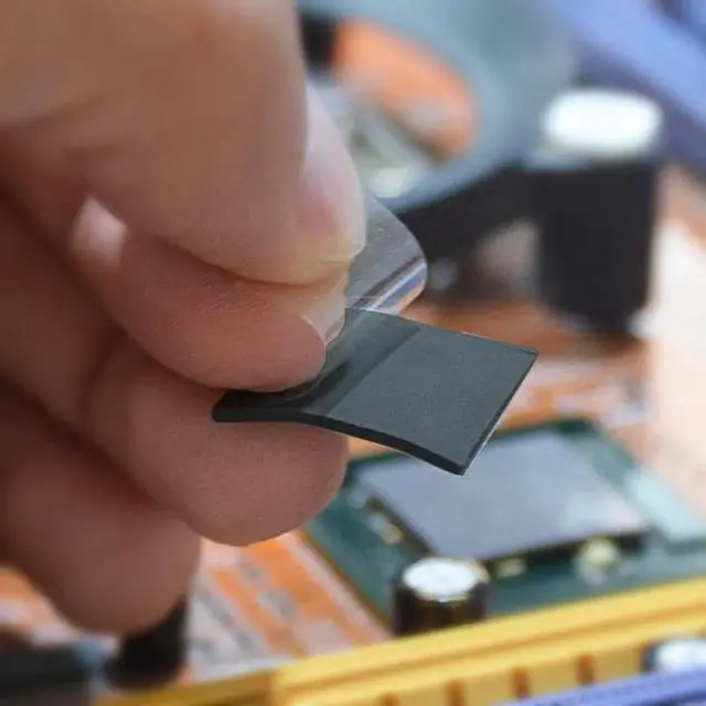 Alt view image 2 of 4 - Extreme Odyssey Thermal Pad 12.8 W/mK Non Conductive Heat Resistance High Temperature Resistance Suitable for Desktop Laptop Heatsink/GPU/CPU/LED Cooler 120x120x2.5mm