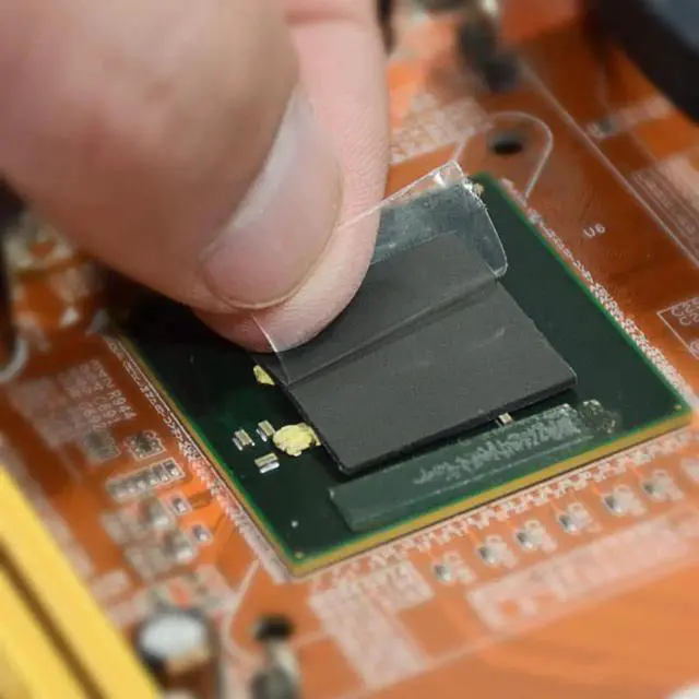 Alt view image 3 of 3 - Extreme Odyssey Thermal Pad 12.8 W/mK Non Conductive Heat Resistance High Temperature Resistance Suitable for Desktop Laptop Heatsink/GPU/CPU/LED Cooler 120x120x0.5mm