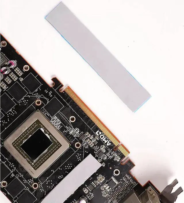 Alt view image 2 of 4 - Extreme Odyssey Thermal Pad 12.8 W/mK Non Conductive Heat Resistance High Temperature Resistance Silicone Thermal Pads Suitable for Laptop Heatsink/GPU/CPU/LED Cooler 120x20x3.0mm