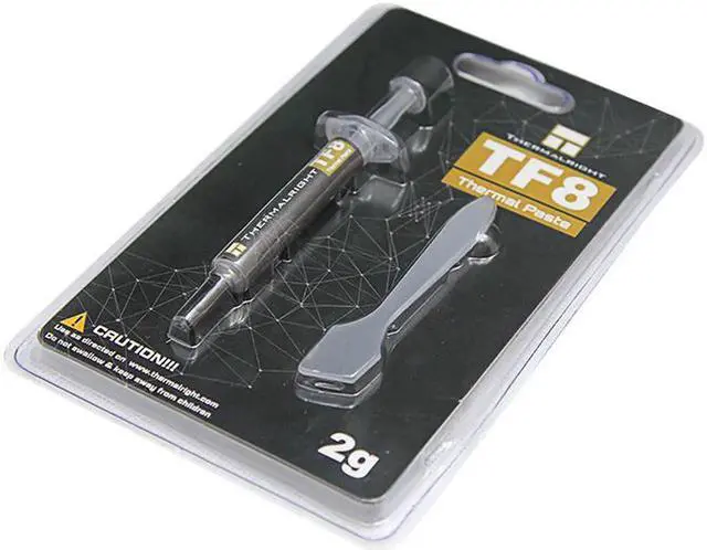 Alt view image 4 of 6 - New Packaging TF8 Carbon Based Heatsink Paste 13.8 W/mK High Performance Thermal Compound Paste for Desktop Laptop Heatsink/GPU/CPU/LED Cooler Material 2g with Tool