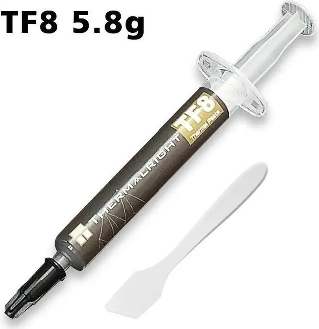 Main image of New Packaging TF8 Carbon Based Heatsink Paste 13.8 W/mK High Performance Thermal Compound Paste for Desktop Laptop Heatsink/GPU/CPU/LED Cooler Material 5.8g with Tool