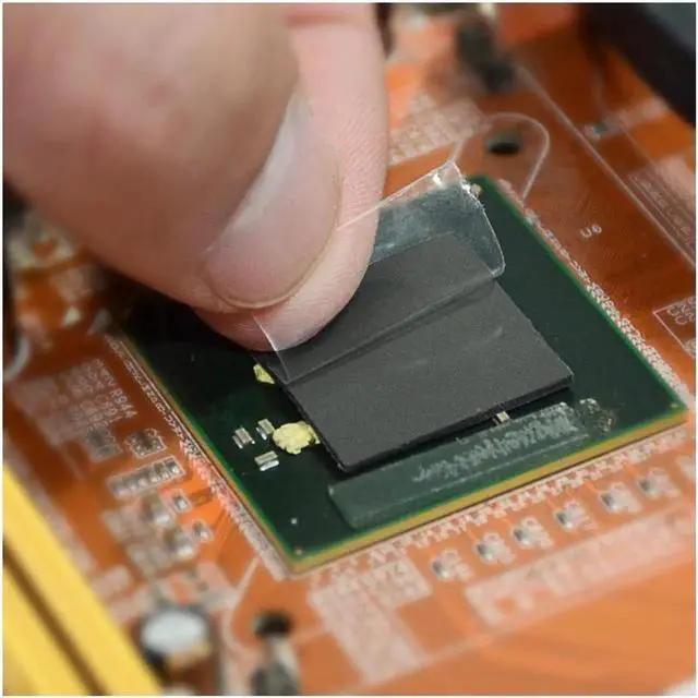 Alt view image 5 of 6 - Extreme Odyssey Thermal Pad 12.8 W/mK Non Conductive Heat Resistance High Temperature Resistance Silicone Thermal Pads for Laptop Heatsink/GPU/CPU/LED Cooler 85x45x0.5mm