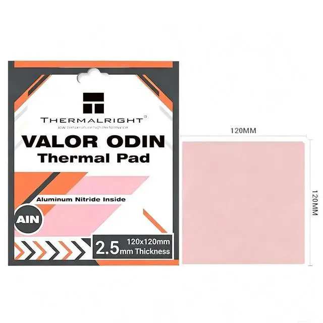 Main image of VALOR ODIN Thermal Pad 15w/mk For Notebook,Chip,Graphics Card,Nitride Compound Silicone Pad 120x120x2.5mm