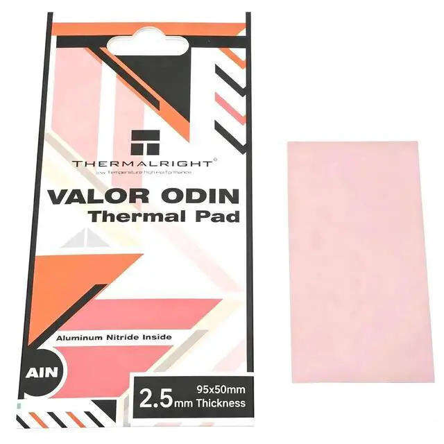 Main image of VALOR ODIN Thermal Pad 15w/mk For Notebook,Chip,Graphics Card,Motherboard ,M.2 SSD Memory Silicone Pad 95x50x2.5mm