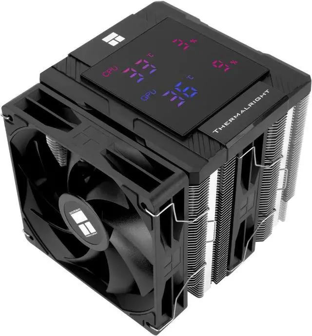 Main image of Peerless Assassin 120 Digital CPU Air Cooler -Temperature Display | 6 Heat Pipes | 1850RPM PWM 120mm Fans, for Intel 1851/1700, AMD AM4/AM5