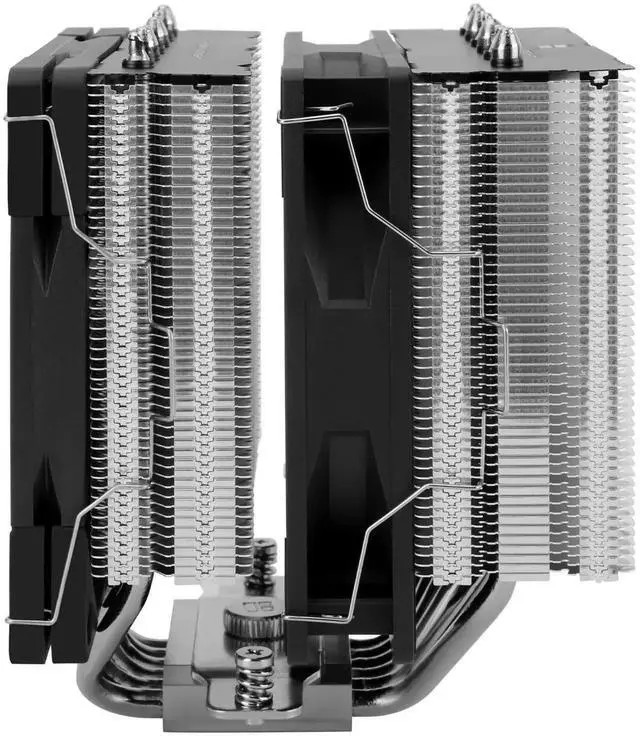 Alt view image 3 of 7 - Royal Knight 120 SE CPU Cooler, 155mm High, Dual Towers Dual PWM Fans TL-C12B V2 and TL-C12015B, 6 Heat Pipes,PC Cooling for AM4/AM5/Intel LGA 1700/1851/1150/1151/1200