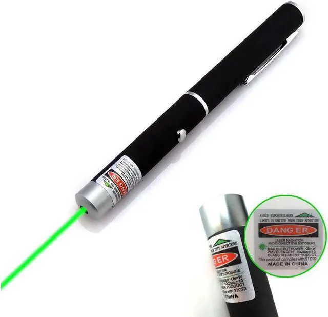 Main image of Military High Power 5mW 532nm Green Laser Pointer Pen Visible Beam Light Lazer