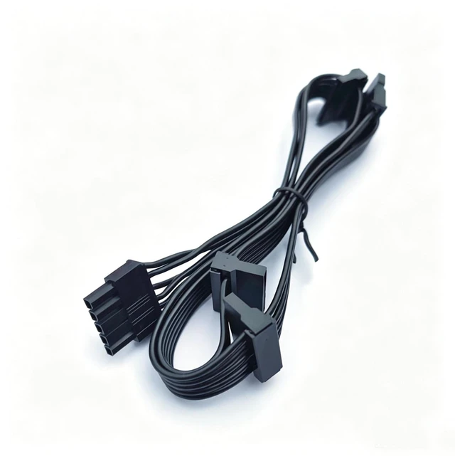 Main image of 5Pin to 4 SATA Angled HDD SSD Power Cable for CoolerMaster MWE V2 Gold Fully Modular 550W 650W 750W 850W 1050W 1250W