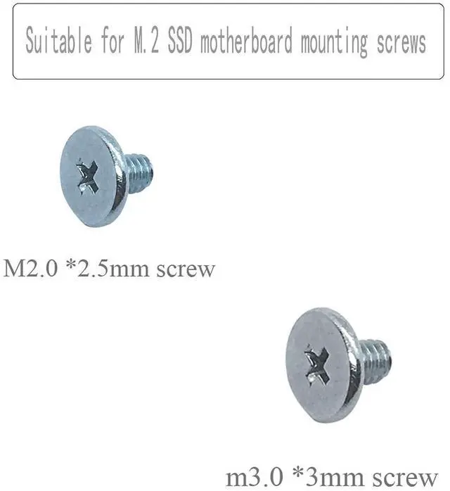 Alt view image 2 of 4 - 16pcs M2 2280SSD Screws Kit , PCIe NVMe M.2 SSD Mounting Screws