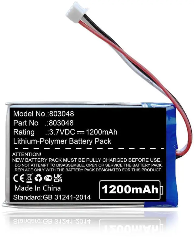 Main image of Sp 803048 Battery fits Infant Optics DXR-8 Baby Monitor (Not Compatible with DXR-8 Pro) 3.7V Ni-MH