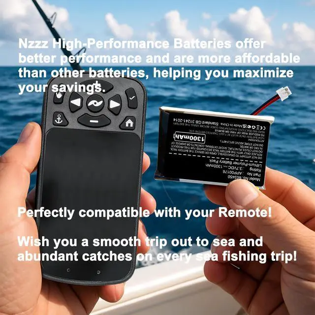 Alt view image 2 of 7 - 1300mAh Battery fits Minn Kota iPilot Link Remote BT, Fix Your Remote, APP00176, 2390710 Battery Ni-MH