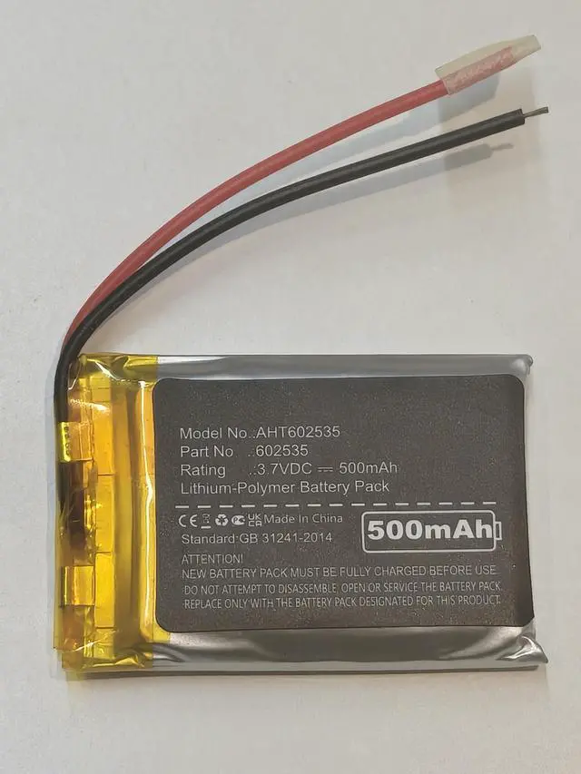 Alt view image 4 of 6 - AHT602535 Battery Compatible with Anki Vector Robot, Cozmo Robot, Ni-MH
