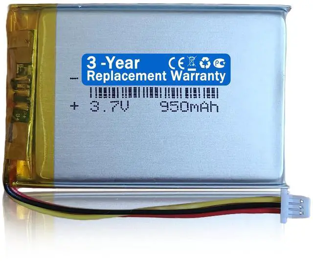 Main image of Nzzz 950mAh Battery Compatible with Garmin Pro Trashbreaker Pro 70 Receiver Pro 70 Pro 550 dog training TB10 PT10 PT5 PT6 Drive 60 Drive 61 Pro 550 Sport Pro Receiver Ni-MH