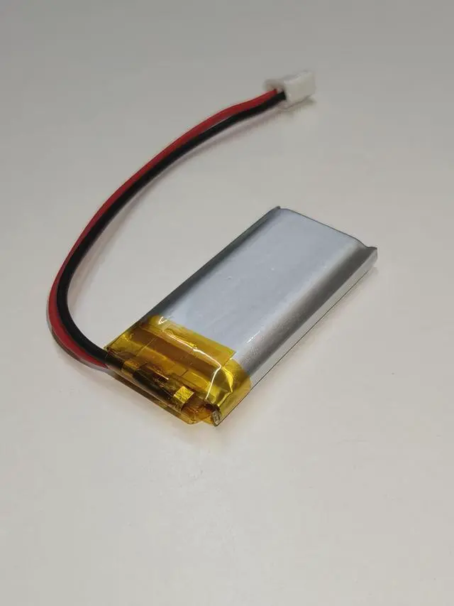 Alt view image 5 of 5 - (2Pcs) 3.7V 602040 Battery with 2 Wires XH2.54mm Connector 602040 High Temperature Resistant Battery for Mouse and Keyboard Built-in Universal NiMH