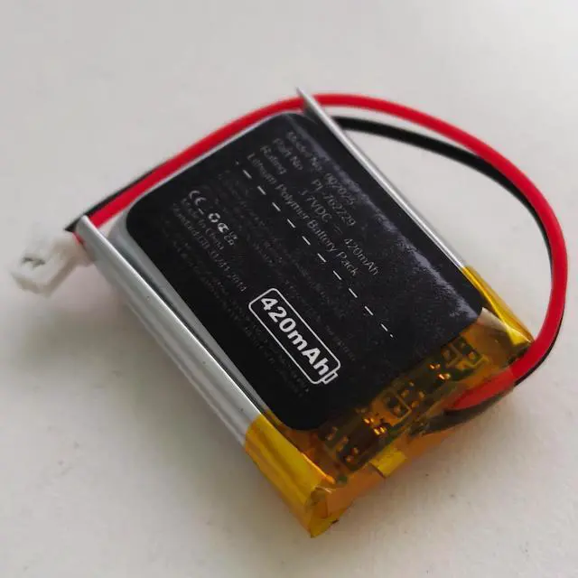 Alt view image 4 of 6 - 420mAh PL-762229 Battery fits Educator ET-300 Transmitter ET-302 Transmitter Dog Collar ET-300-L Transmitter ET-300TS/ET-302/ET-302-L/ET-402 Receiver ET-300-L PL-762229 V2015-E05 NiMH