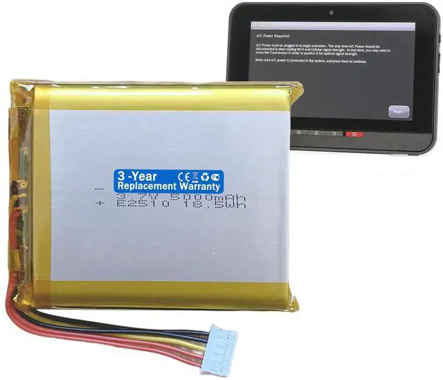 Main image of 5000mAh GSP055771 Battery fits Xfinity Home Security Screen Technicolor TCA203 iControl TCA203 TCA203COMG iControl TCA203TWC BP-TCA-12/2510 SN Battery NiMH