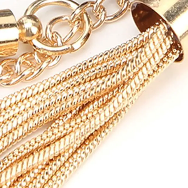Alt view image 2 of 7 - Phefop Smooth Tassel Keychain, Exquisite Design, Zinc Alloy, Car Keyring for Women Wallet Bag Pendant with Leather Flower Tassel