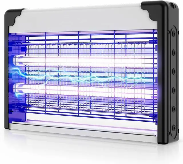Main image of Bug Zapper Indoor, 20W Commercial Grade Powerful 2800V Electric Bulbs Zapper, Durable Fly Trap Mosquito Gnat, Moth, Wasp Trap, Fly Zapper Killer Bug Light for Office, Restaurant, Warehouse, Store