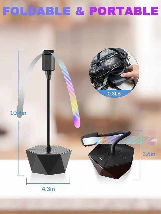 Alt view image 5 of 7 - Fly Fans for Tables, Repellent Fans Keep Flies Away, Fly Spinner Table Top with Holographic Blades, Flies Deterrent for Picnic, Party, BBQ (Black, 4 Pack)