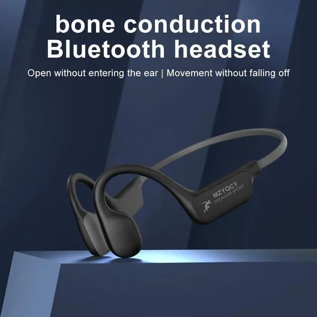 Alt view image 3 of 6 - Bone Conduction Headphones,Open Ear Wireless Bluetooth 5.4 Headphones with MicIPX6 Waterproof Sport Bluetooth Headset15H Playback for RunningCyclingWalking,Outdoor (Black)