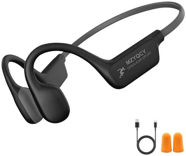 Main image of Bone Conduction Headphones,Open Ear Wireless Bluetooth 5.4 Headphones with MicIPX6 Waterproof Sport Bluetooth Headset15H Playback for RunningCyclingWalking,Outdoor (Black)