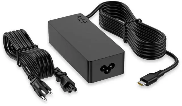 Main image of 65W 45W USB C Laptop Charger Compatible with Lenovo Thinkpad E580 T480s T580s T490 E480 Chromebook C330 S330 100e 300e 500e Yoga S730 C930 C940 C740 Laptop Power Supply Cord