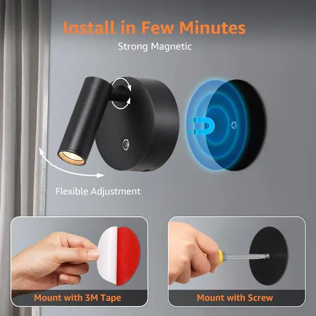 Alt view image 7 of 7 - LED Wireless Spotlights Indoor with Remote Rechargeable Uplights with Timer Dimmable CRI 90+ Picture Light Battery Operated Spot Lights Indoor Accent Uplighting for Plant Reading, 2 Pack