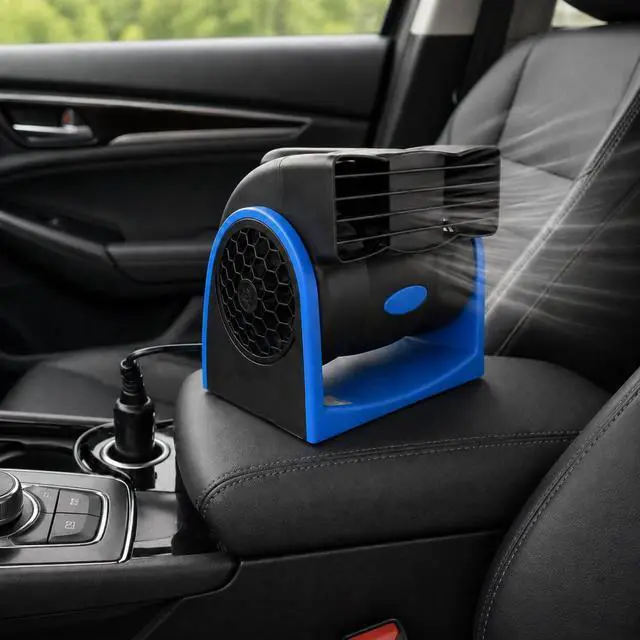 Alt view image 3 of 7 - Car Fans, Electric Air Fan for 12V Vehicle, Sedans, Auto, RV Driver Passenger