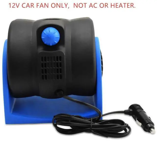 Alt view image 6 of 7 - Car Fans, Electric Air Fan for 12V Vehicle, Sedans, Auto, RV Driver Passenger
