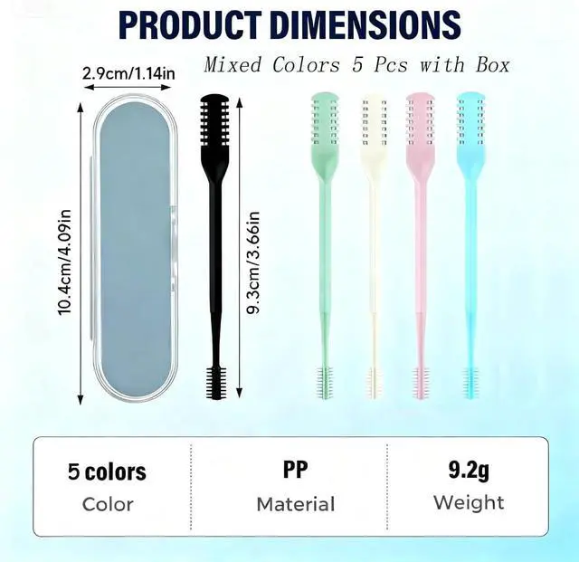 Alt view image 6 of 7 - 5-Pcs Nose Hair Trimmer 2-in-1, 2026 New Double-Sided 360° Rotating Manual Nasal Hair Cutter, Portable Nose Trimmer for Men & Women, Reusable Easy-to-Clean Hair Remover