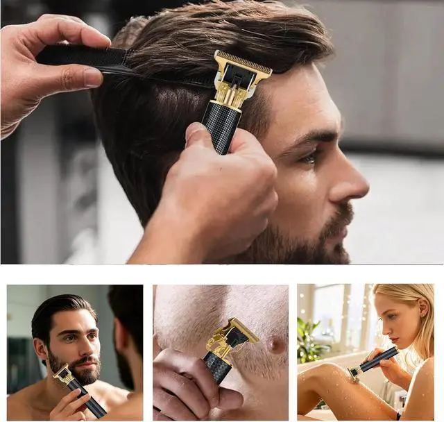 Alt view image 2 of 7 - Hair Clipper Kit, Rechargeable Beard Trimmer with Nose Trimmer, Cordless Hair Clippers for Men with 4 Guides, Professional Hair Cutting Kit for Home UseMens Gift