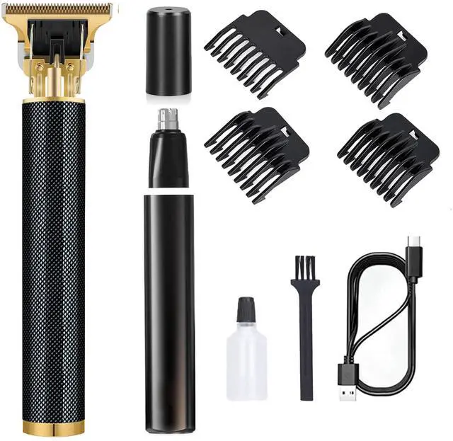 Main image of Hair Clipper Kit, Rechargeable Beard Trimmer with Nose Trimmer, Cordless Hair Clippers for Men with 4 Guides, Professional Hair Cutting Kit for Home UseMens Gift