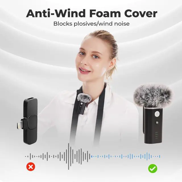 Alt view image 3 of 7 - Wireless Voice Amplifier with Bluetooth Lapel Microphone for Teaching, Classroom Lecturing, ABS 49ft, 12-15H Portable Personal Mini Amp Lavalier Mic Speaker for Teachers - WB006