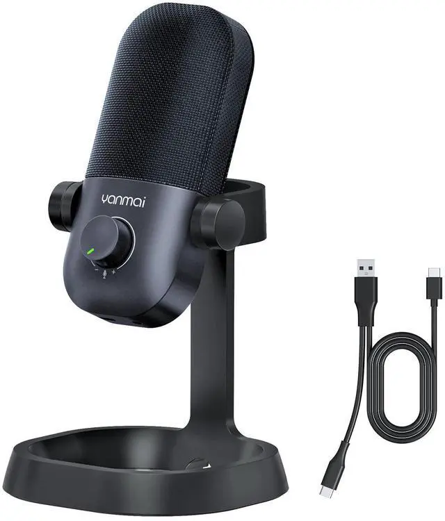 Main image of USB Microphone for PC, Gaming, Podcasting, Streaming, Recording, Cardioid Condenser Mic with Noise Cancellation, Mute Button, Volume & Monitor Control, Plug & Play for YouTube