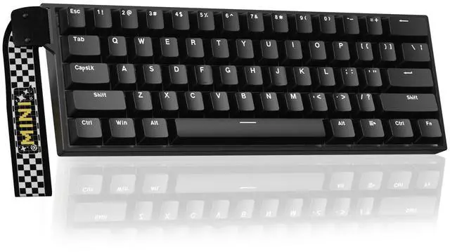 Main image of Aula MINI60 HE Wireless Gaming Keyboard 60%,Hall Effect Rapid Trigger Magnetic Keyboard,8000Hz Polling,Tri-Mode(BT5.0/2.4GHz/USB-C),Hot Swappable Compact Mechanical Keyboard for Gamer(Black)