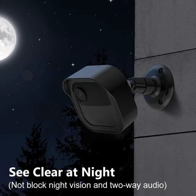 Alt view image 4 of 7 - 3 Pack Wall Mount for Blink Outdoor 4 (4th Gen) and Outdoor (3rd Gen), Weatherproof Protective Housing and 360 Degree Adjustable Mounting Bracket with Blink Sync Module 2 Mount (Black)