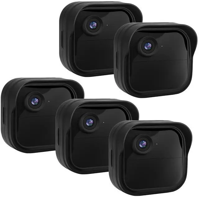 Main image of 5 Pack Weatherproof Silicone Case Cover for All-New Blink Outdoor 4 (4th Gen)/2K+, Full Camera Protection, for Blink Outdoor 4 Security Camera Accessories (Black)