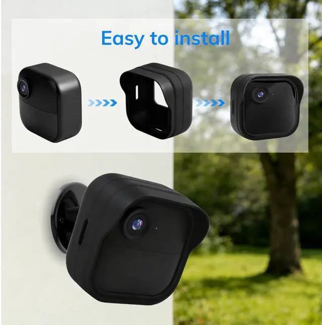 Alt view image 3 of 5 - 5 Pack Weatherproof Silicone Case Cover for All-New Blink Outdoor 4 (4th Gen)/2K+, Full Camera Protection, for Blink Outdoor 4 Security Camera Accessories (Black)