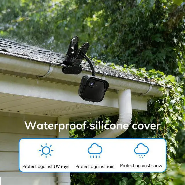 Alt view image 4 of 5 - 5 Pack Weatherproof Silicone Case Cover for All-New Blink Outdoor 4 (4th Gen)/2K+, Full Camera Protection, for Blink Outdoor 4 Security Camera Accessories (Black)